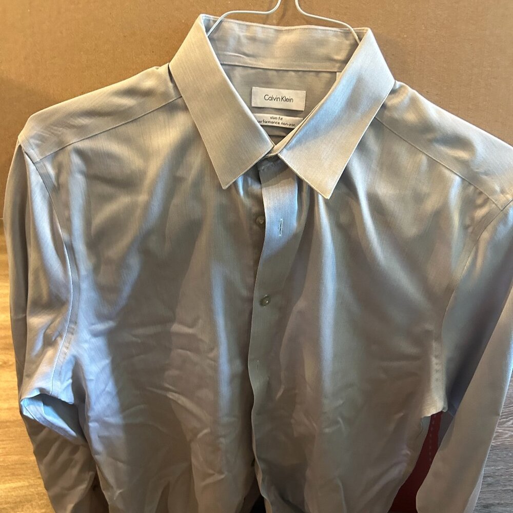 Calvin Klein Blue Dress Shirt